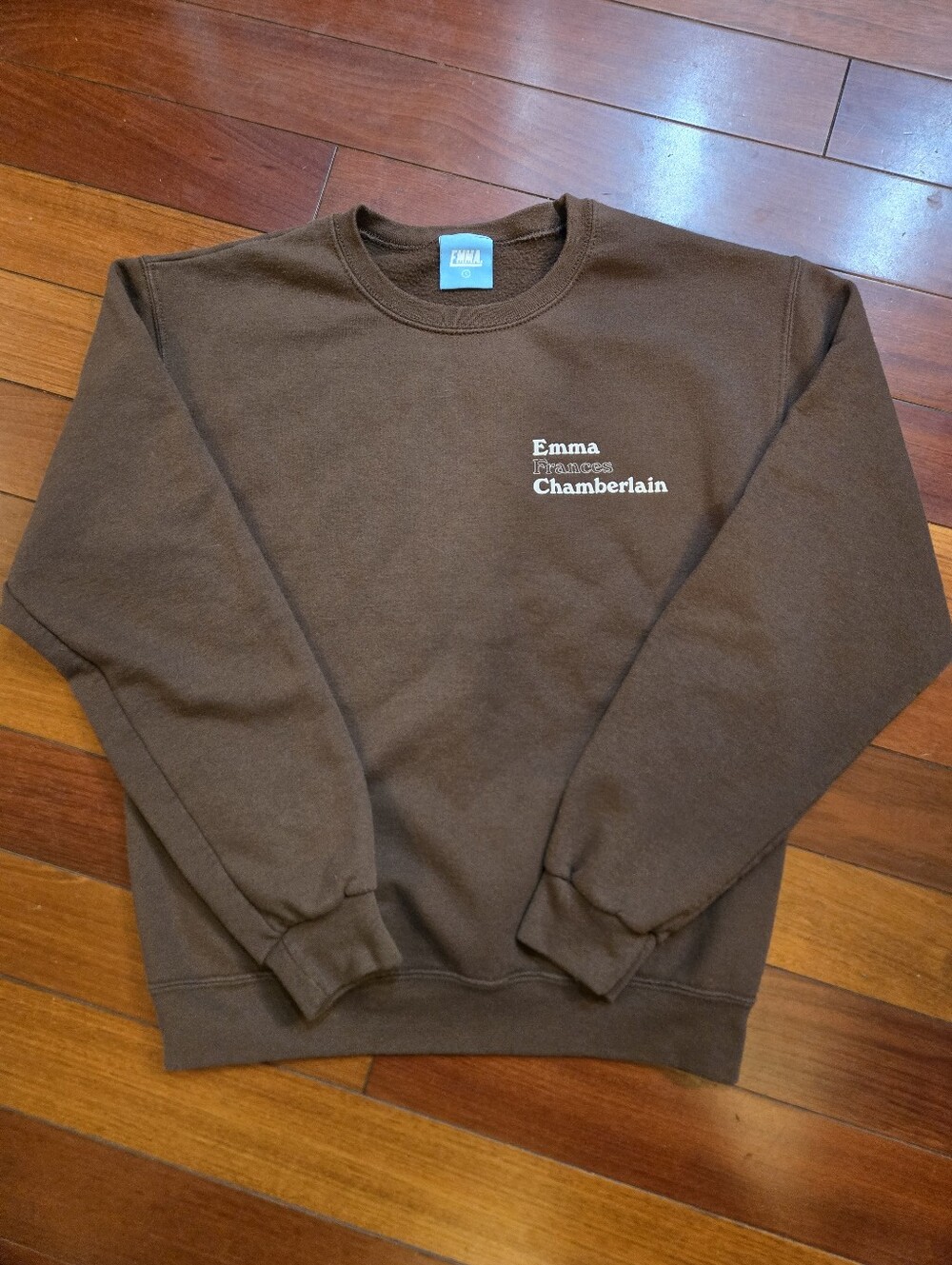 Emma Chamberlain Sweatshirt Brown Small Influencer Merch